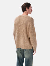 Corridor wool alpaca blend crewneck sweater - | Spazio Pritelli