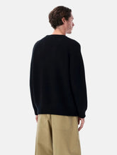 Maglia girocollo a coste in lana e cashmere Corridor - | Spazio Pritelli