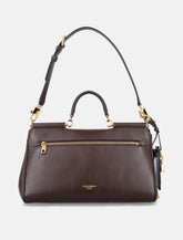 Dolce & Gabbana Borsa My Sicily in Pelle di Vitello Marrone - | Spazio Pritelli
