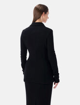 Dolce & Gabbana giacca doppiopetto in panno di lana nera - | Spazio Pritelli