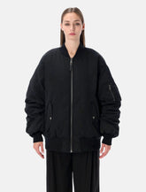 Dolce & Gabbana oversized black bomber jacket - | Spazio Pritelli