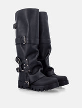 Dolce & Gabbana stivali in gomma e pelle - | Spazio Pritelli