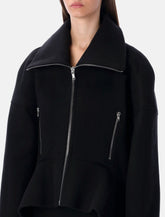 Rick Owens black wool Draculimo structured jacket - | Spazio Pritelli