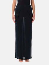 Gonna lunga Jean Paul Gaultier in tulle con dettagli lingerie - | Spazio Pritelli