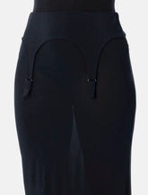Gonna lunga Jean Paul Gaultier in tulle con dettagli lingerie - | Spazio Pritelli