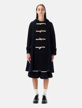 Comme des Garçons Girl wool duffle hooded coat - | Spazio Pritelli