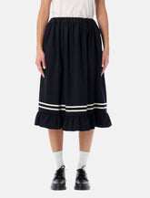 Comme des Garçons Girl wool midi skirt - | Spazio Pritelli