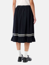 Comme des Garçons Girl wool midi skirt - | Spazio Pritelli