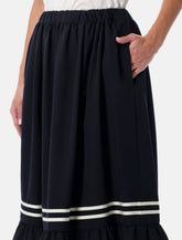 Comme des Garçons Girl wool midi skirt - | Spazio Pritelli