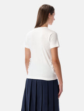Comme des Garçons Girl white t-shirt with ruffle pockets - | Spazio Pritelli