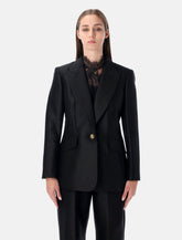 Zimmermann Hypnotic wool-silk blend tailored jacket - | Spazio Pritelli