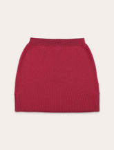Fendi Kids burgundy knit skirt - | Spazio Pritelli