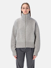 Cardigan con zip n°438 Xtra Fab in cashmere di Extreme Cashmere -  | Spazio Pritelli