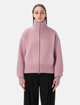 Cardigan con zip n°438 Xtra Fab in cashmere di Extreme Cashmere -  | Spazio Pritelli