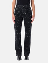 Jeans dritti neri con borchie Brinsa di Marant Étoile - | Spazio Pritelli