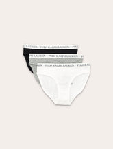 Set slip in cotone stretch con logo Polo Ralph Lauren da bambina -  | Spazio Pritelli