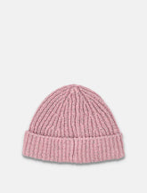 Berretto Stone Island in lana mouliné con logo Compass - | Spazio Pritelli