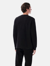 Stone Island Felpa Girocollo in Cotone con Texture - | Spazio Pritelli