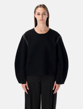 The Garment Oslo black wool sweater - | Spazio Pritelli