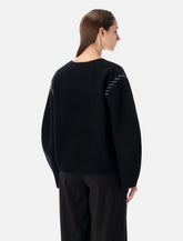 The Garment Oslo black wool sweater - | Spazio Pritelli