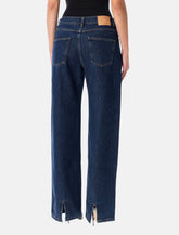 Magda Butrym loose-leg faded denim pants - | Spazio Pritelli