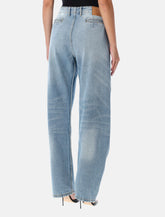 Magda Butrym relaxed fit mid-waist denim pant - | Spazio Pritelli