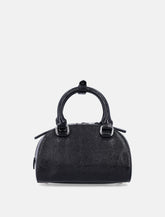 Diesel 1DR Dome mini bowling bag in leather - | Spazio Pritelli