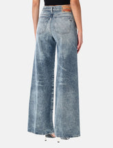 Diesel 1966 D-Sire blue wide-leg jeans - | Spazio Pritelli