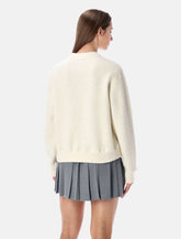 Casablanca terry fleece crew sweatshirt - | Spazio Pritelli