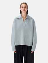 Studio Nicholson Nash extrafine merino wool polo knit - | Spazio Pritelli