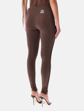 Ottolinger Sculpted Hip brown organic cotton leggings - | Spazio Pritelli