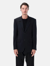 Balenciaga black wool tailored blazer - | Spazio Pritelli