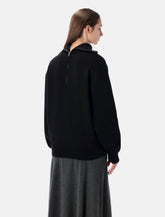 Maglia cotone con collo clto e zip Balenciaga -  | Spazio Pritelli