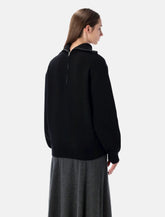 Maglia cotone con collo clto e zip Balenciaga - | Spazio Pritelli