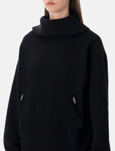 Maglia cotone con collo clto e zip Balenciaga - | Spazio Pritelli