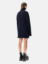 Balenciaga navy draped knit Pinched mini dress -  | Spazio Pritelli