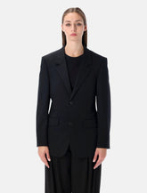 Balenciaga Standard single-breasted tailored blazer in black - | Spazio Pritelli