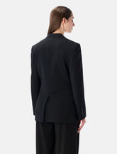 Balenciaga Standard single-breasted tailored blazer in black -  | Spazio Pritelli
