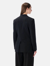 Balenciaga Standard single-breasted tailored blazer in black - | Spazio Pritelli