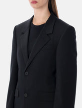 Balenciaga Standard single-breasted tailored blazer in black -  | Spazio Pritelli