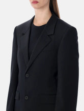 Balenciaga Standard single-breasted tailored blazer in black - | Spazio Pritelli