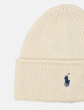 Polo Ralph Lauren wool knit beanie with embroidered logo - | Spazio Pritelli