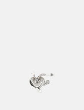Heart Pearl Hook Earring - | Spazio Pritelli