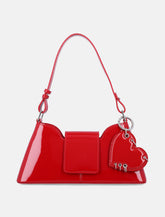 Justine Clenquet Marla patent shoulder bag - | Spazio Pritelli