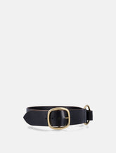 Cintura in pelle Anita con anello dorato Chloé - | Spazio Pritelli