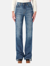 Chloé straight-leg organic cotton indigo jeans - | Spazio Pritelli