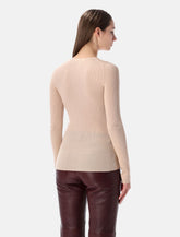 Top Henley in lana con vcollo a V di Chloé -  | Spazio Pritelli