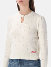 Maglione in lana e cashmere traforato di Chloé -  | Spazio Pritelli