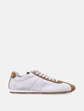 Sneakers da donna Plume in nappa e suede Miu Miu -  | Spazio Pritelli