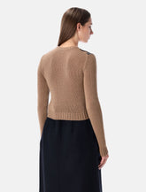 Prada Cashmere Sweater with Argyle Pattern - | Spazio Pritelli